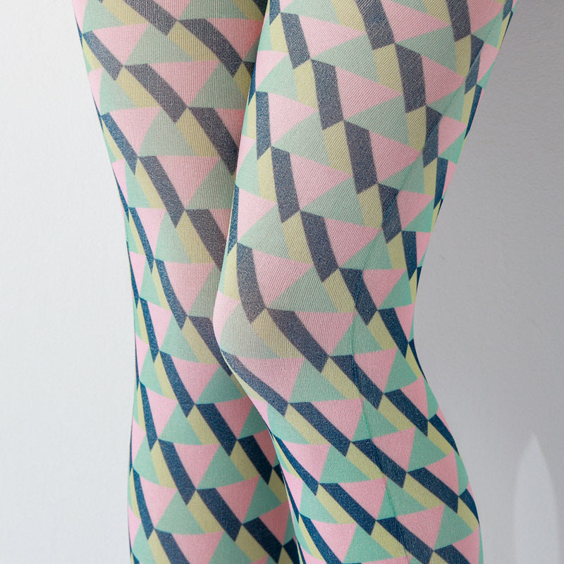 Color Pop Checked Tights
