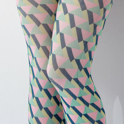 Color Pop Checked Tights