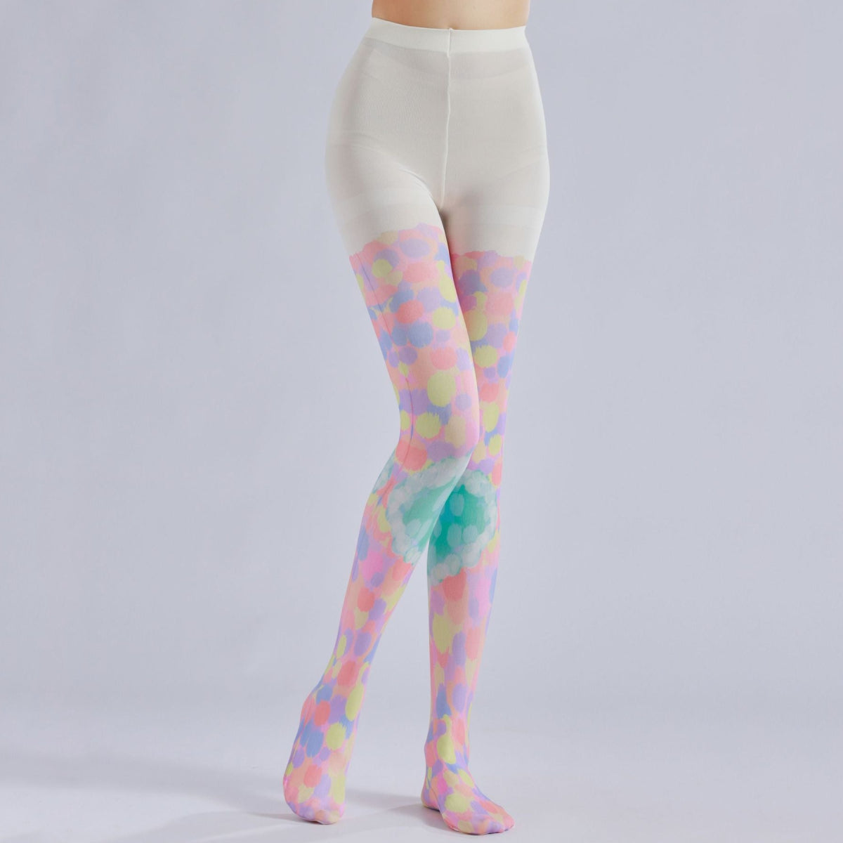 Colorful Dots Women Tights Women's Fancy Dress Costume Accessories, Perfect for Parties, Office, Street Fashion, and Daily Wear