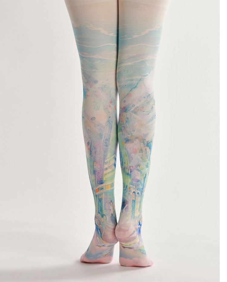 Anime-Inspired Japanese Tights with high elasticity and shaping fit, suitable for events, cosplay, street style, and gifting girls at Christmas