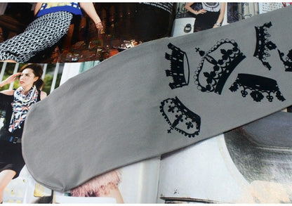 Crown Velvet Tights
