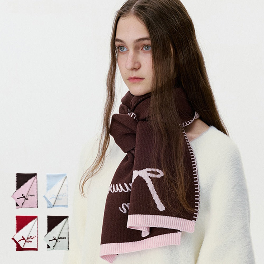 Cute Bow Tie Women Scarf-Grainvity