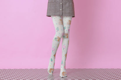 Cute Bear Ice Cream Tights