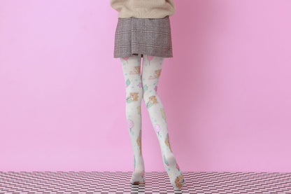 Cute Bear Ice Cream Tights