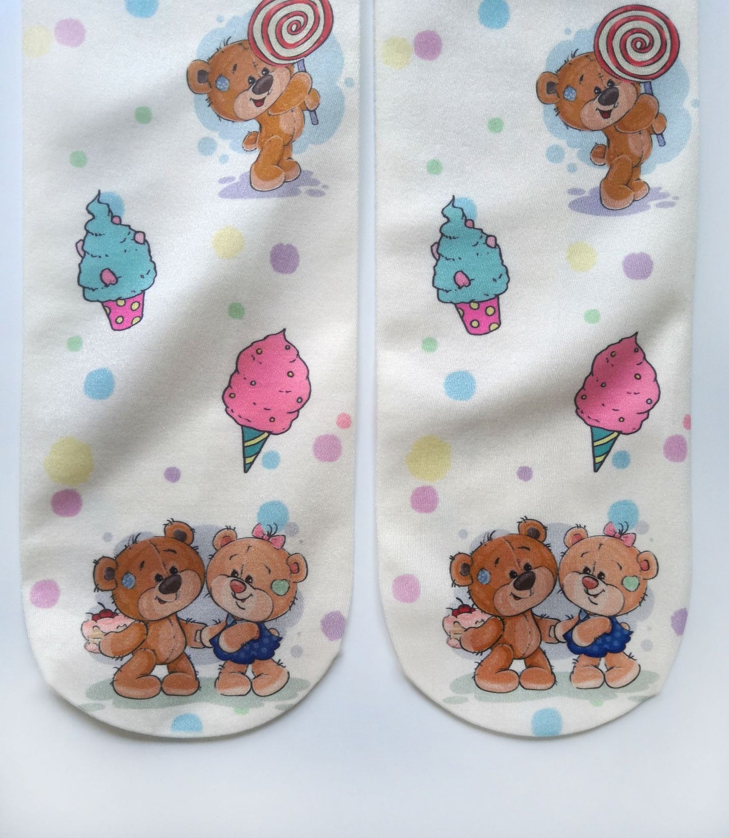 Cute Bear Ice Cream Tights