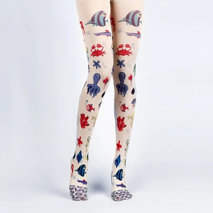 funky tights fish tights for women