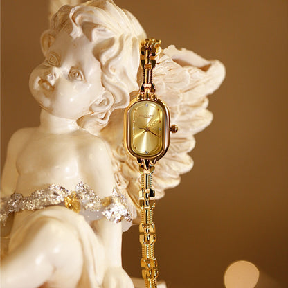 Dainty Oval Gold Watch