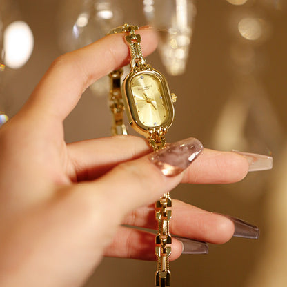 Dainty Oval Gold Watch