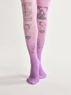 Occult Aesthetic Tights with high elasticity, perfect for parties, cosplay, events, and street fashion