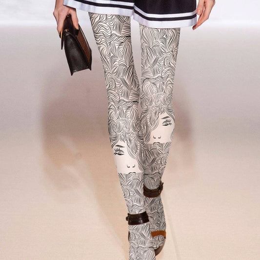 Fashion Drawing Tights