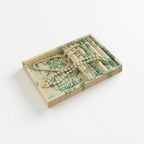 French Paris Garden Linen Jewelry Tray
