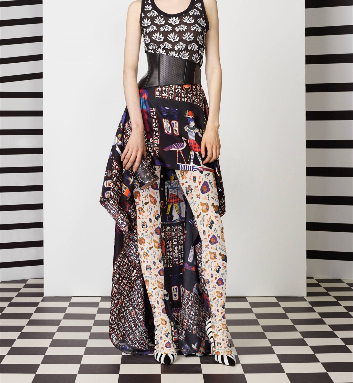 Funky Graffiti Girl Tights