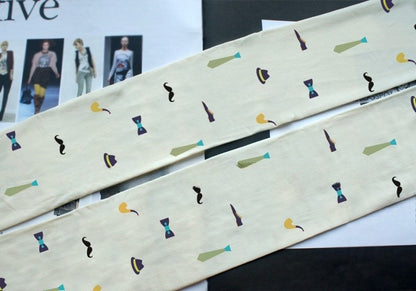 Funky Tie Print Tights