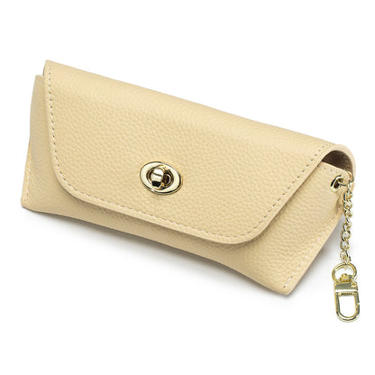 Genuine Leather Sunglasses Case – Stylish Eyewear Storage Bag