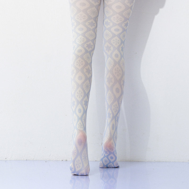 Geometric pattern Tights