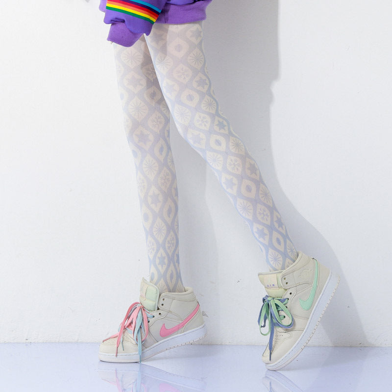 Geometric pattern Tights