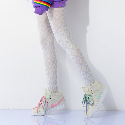 Geometric pattern Tights