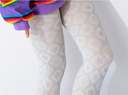 Geometric pattern Tights