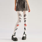 Gothic Dark Bat Tights with high elasticity, perfect for parties, cosplay, events, and street fashion
