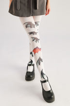 Gothic Dark Bat Tights with high elasticity, perfect for parties, cosplay, events, and street fashion