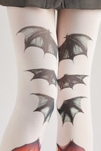 Gothic Dark Bat Tights with high elasticity, perfect for parties, cosplay, events, and street fashion