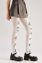 Gothic Dark Bat Tights with high elasticity, perfect for parties, cosplay, events, and street fashion