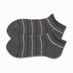 Gray striped women ankle socks   for outdoor 