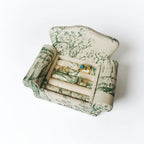 Green Mini Sofa Jewelry Holder