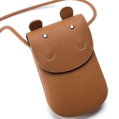 Hippo Shoulder Bag – Genuine Cowhide Animal Novelty Bag