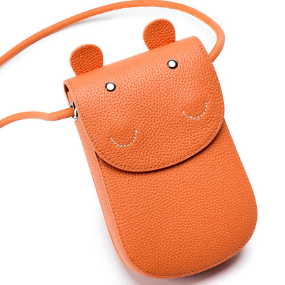 Hippo Shoulder Bag – Genuine Cowhide Animal Novelty Bag