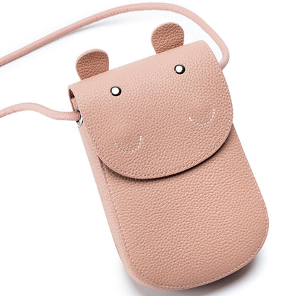 Hippo Shoulder Bag – Genuine Cowhide Animal Novelty Bag
