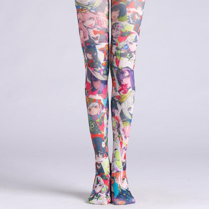 Japanese Animation Women Tights