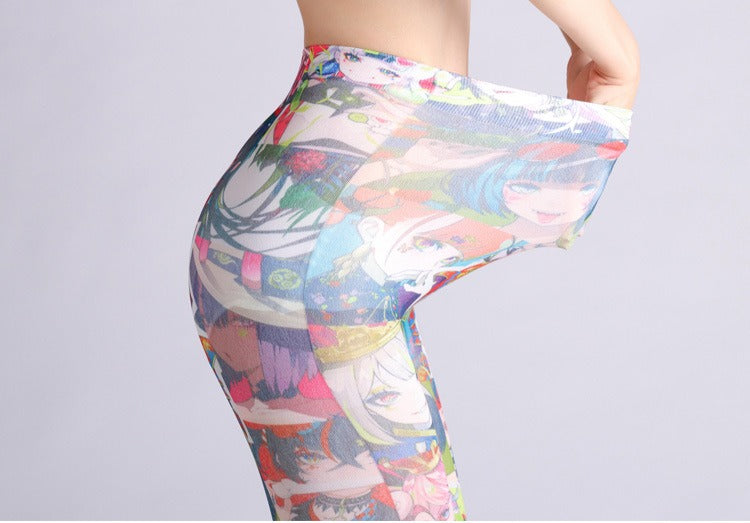 Japanese Animation Women Tights