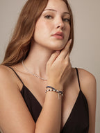 Lapis Lazuli Double-Layer Pearl Bracelet