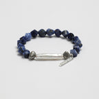 Lapis Lazuli Pearl Silver Bracelet