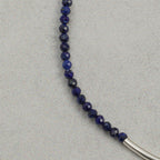 Lapis Lazuli & Pearl Three-Layer Bracelet