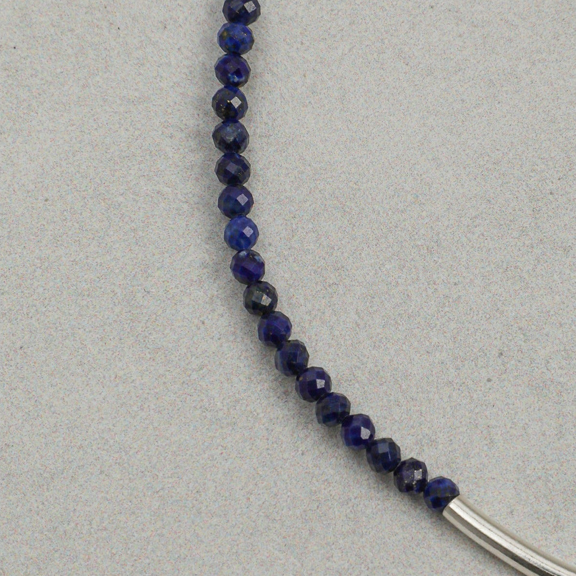 Lapis Lazuli & Pearl Three-Layer Bracelet