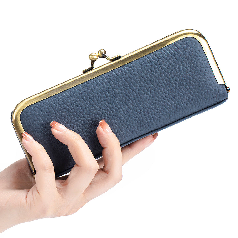 Leather Clip Sunglasses Case – Creative Portable Eyewear Storage Bag