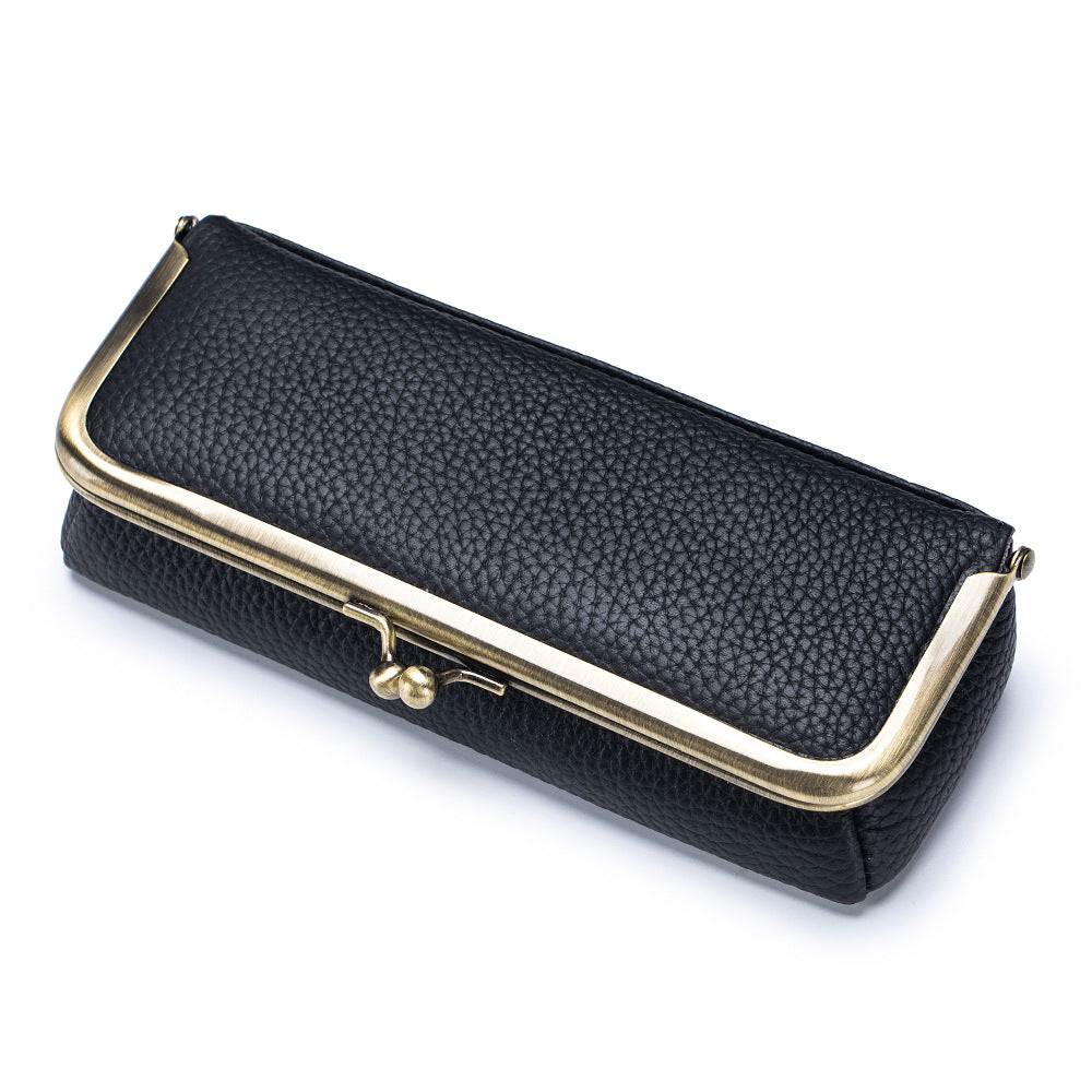 Leather Clip Sunglasses Case – Creative Portable Eyewear Storage Bag