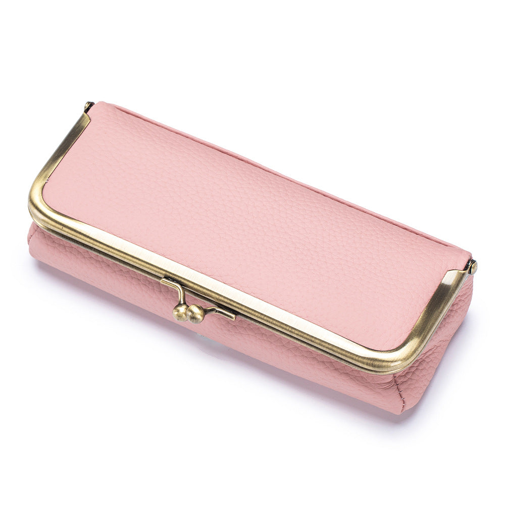 Leather Clip Sunglasses Case – Creative Portable Eyewear Storage Bag