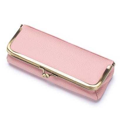 Leather Clip Sunglasses Case – Creative Portable Eyewear Storage Bag