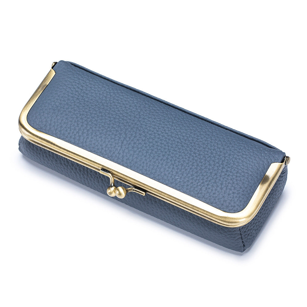 Leather Clip Sunglasses Case – Creative Portable Eyewear Storage Bag