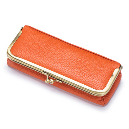 Leather Clip Sunglasses Case – Creative Portable Eyewear Storage Bag
