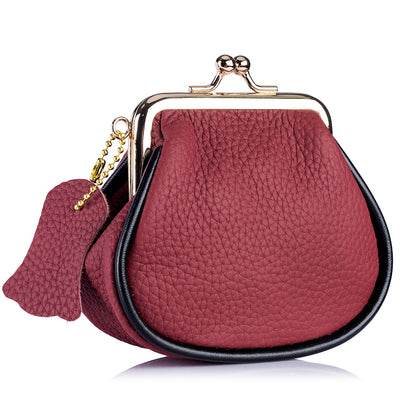 Leather Cosmetic Bag – Genuine Cowhide Makeup & Toiletry Pouch