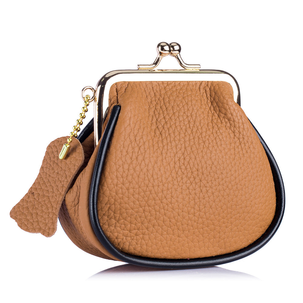 Leather Cosmetic Bag – Genuine Cowhide Makeup & Toiletry Pouch