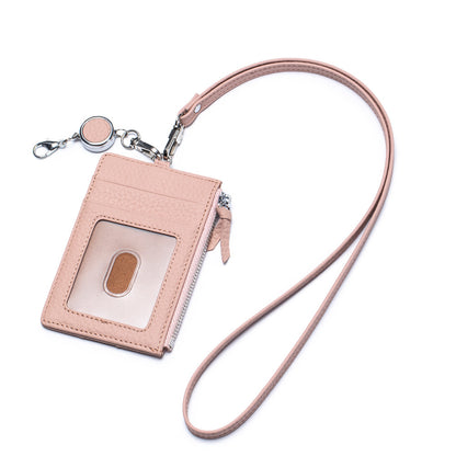 Leather Lanyard ID Card Holder – Multi-Functional Neck Card Bag