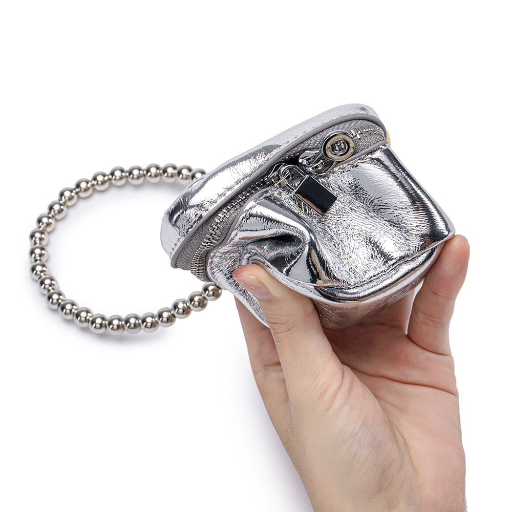 Leather Mini Neck Pouch – Cowhide Lipstick, Coin & Earphone Storage Bag