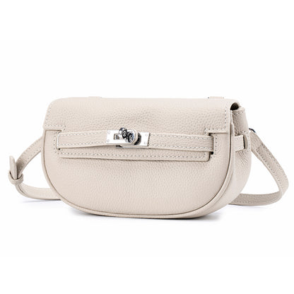 Leather Shoulder Messenger Bag – Lightweight Cowhide Crossbody Bag