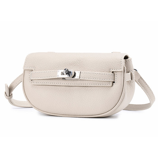 Leather Shoulder Messenger Bag – Lightweight Cowhide Crossbody Bag