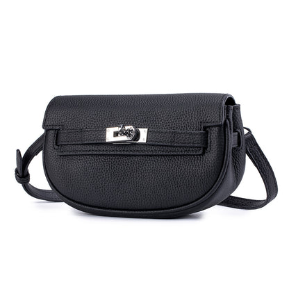 Leather Shoulder Messenger Bag – Lightweight Cowhide Crossbody Bag